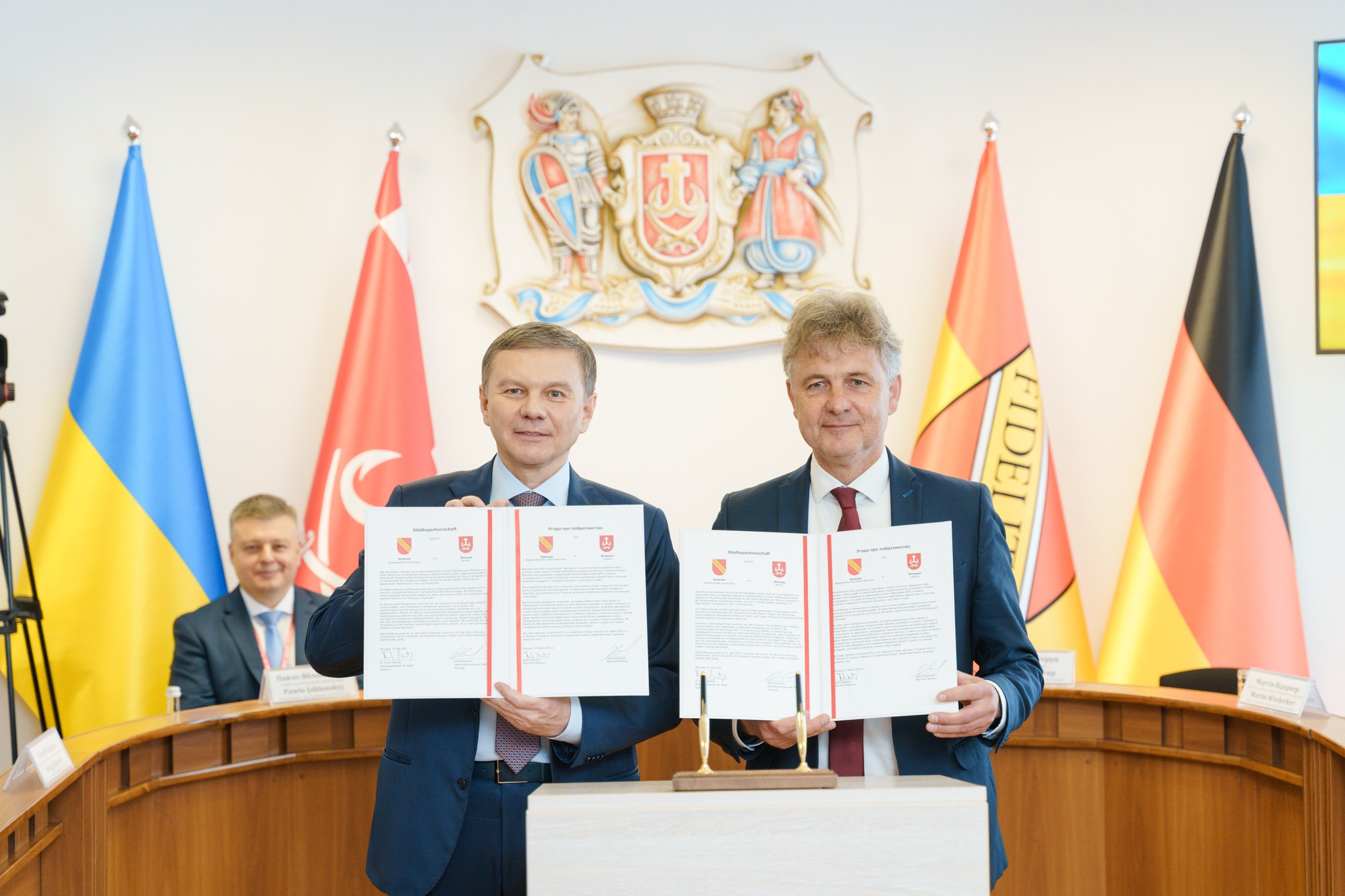 "I Congratulate All Vinnytsia Residents on the Appearance of a New Friend!" Vinnytsia Deputies Vote in Favor of Sister City Relations between Vinnytsia and Karlsruhe