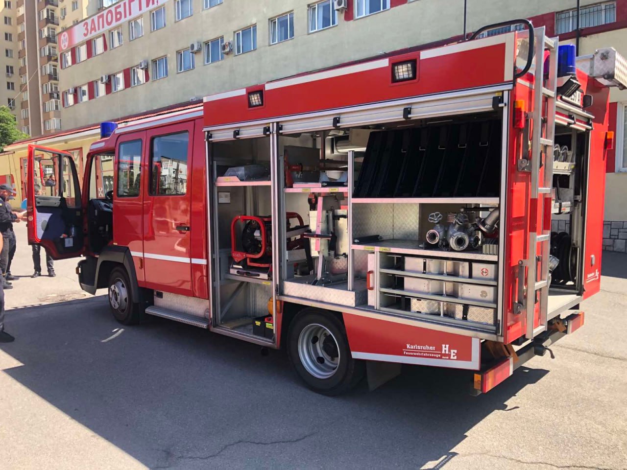 Serhii Morhunov: "Another Gift from the Sister City of Karlsruhe - a Fire Truck - Is Already in Service with Vinnytsia Rescuers"
