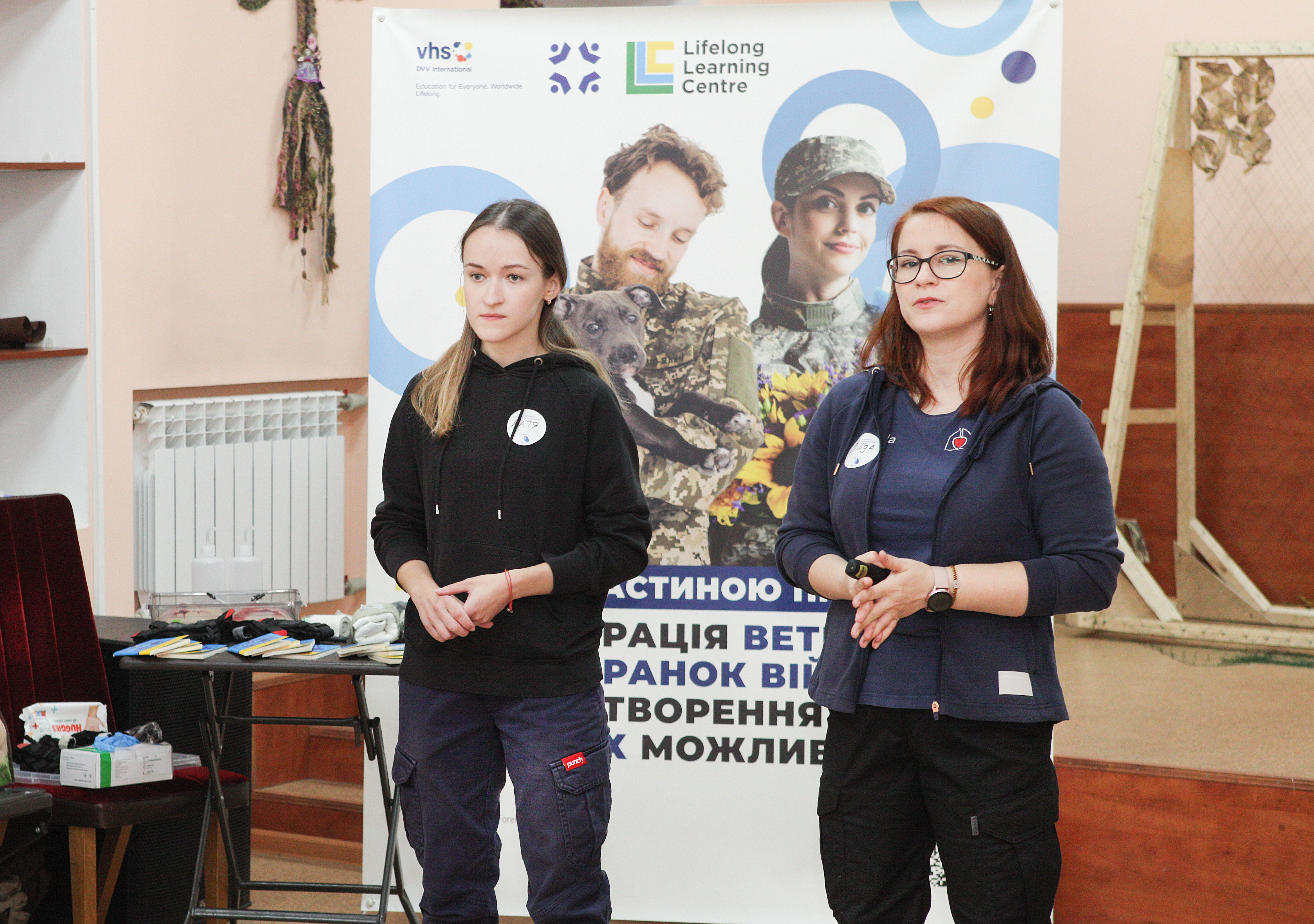 Тренінг з надання домедичної допомоги та зупинення критичної кровотечі для помічників ветеранів