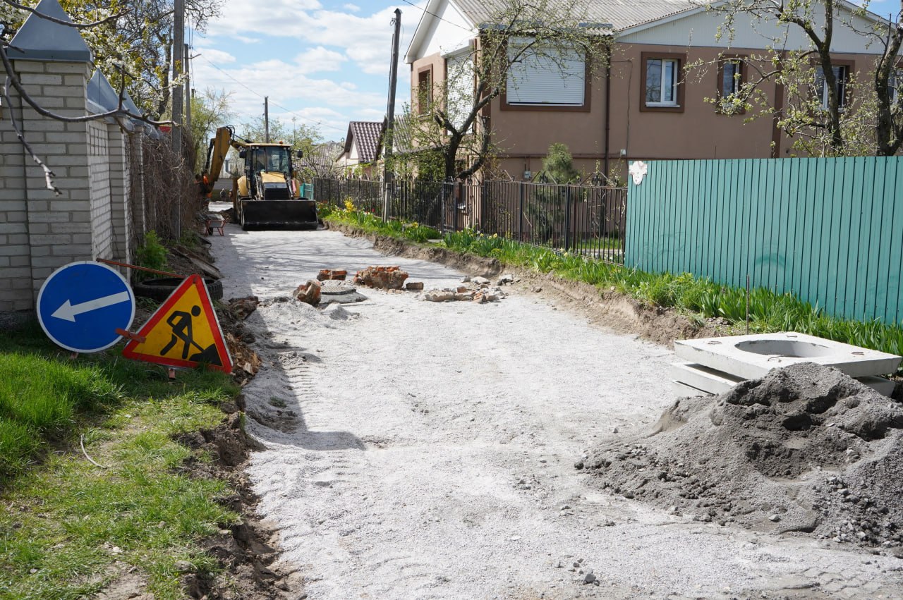 У Вінниці на умовах співфінансування розпочали ремонт вулиці Лугової та другого провулку С. Наливайка